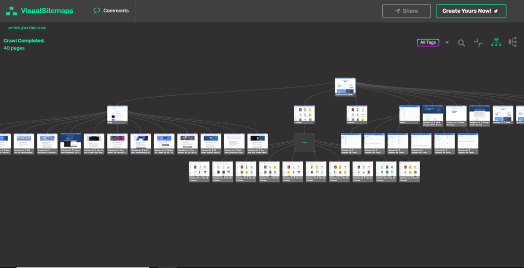 VisualSitemaps Complete Review Generate Sitemaps Visually In 2024   Screenshot 1727 1024x524 